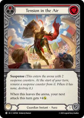 Tension in the Air (Red) [SUP204] [Super Slam] Rainbow Foil