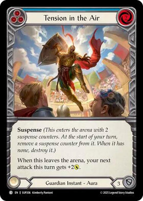 Tension in the Air (Blue) [SUP206] [Super Slam] Rainbow Foil