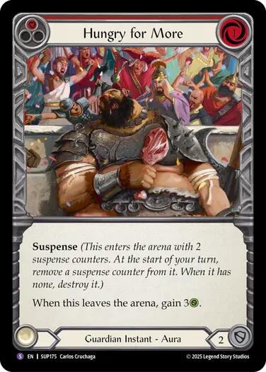 Hungry for More [SUP175] [Super Slam] Rainbow Foil