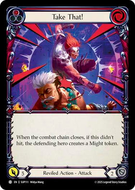 Take That! (Red) [SUP111] [Super Slam] Rainbow Foil