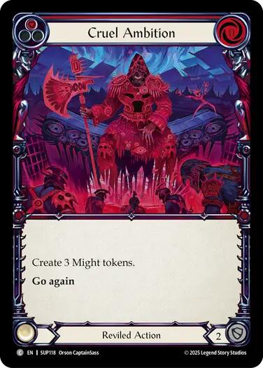 Cruel Ambition [SUP118] [Super Slam] Rainbow Foil