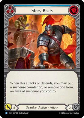 Story Beats (Blue) [SUP183] [Super Slam] Rainbow Foil