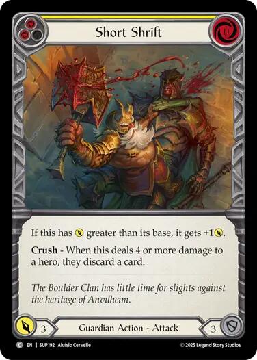 Short Shrift [SUP192] [Super Slam] Rainbow Foil