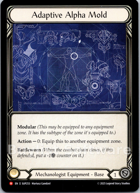 Adaptive Alpha Mold (Extended Art) [SUP253] [Super Slam] Cold Foil