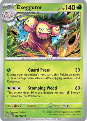 Exeggutor [005/132] [Mega Evolution] Reverse Holofoil