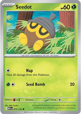Seedot [013/132] [Mega Evolution] Reverse Holofoil