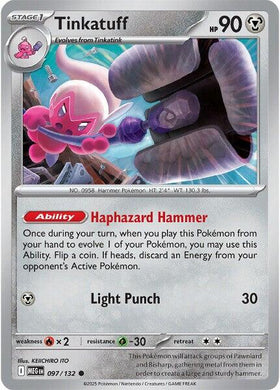 Tinkatuff [097/132] [Mega Evolution] Reverse Holofoil