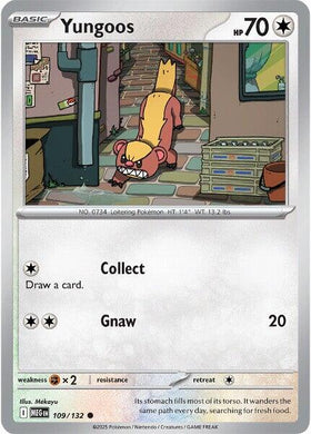 Yungoos [109/132] [Mega Evolution] Reverse Holofoil