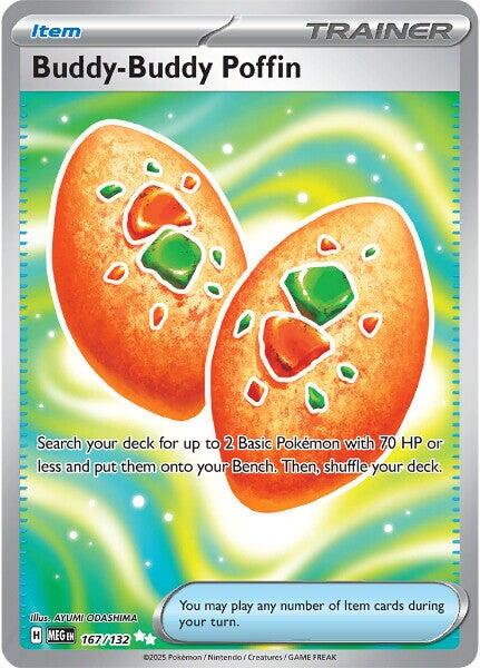 Buddy-Buddy Poffin [167/132] [Mega Evolution] Holofoil