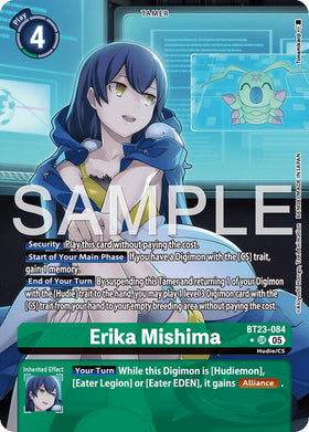 Erika Mishima (Alternate Art) [BT23-084] [Hackers' Slumber] Foil