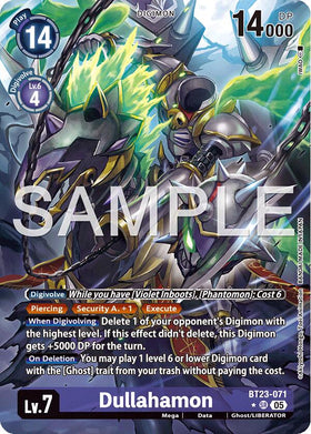 Dullahamon (Alternate Art) [BT23-071] [Hackers' Slumber] Foil