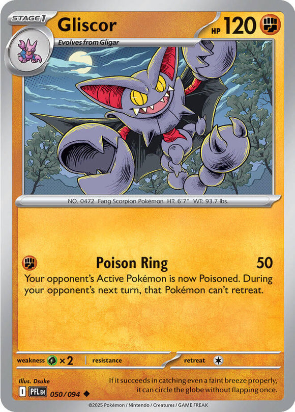 Gliscor [050/094] [Phantasmal Flames] Reverse Holofoil