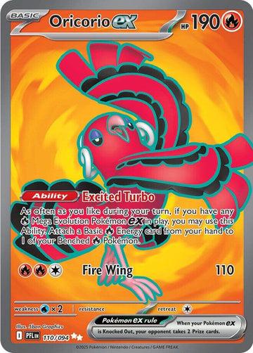 Oricorio ex [110/094] [Phantasmal Flames] Holofoil