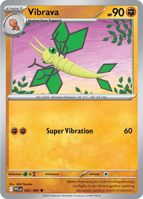Vibrava [052/094] [Phantasmal Flames] Reverse Holofoil