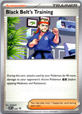 Black Belt's Training