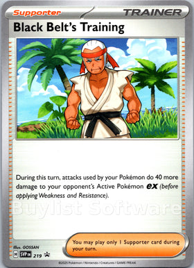 Black Belt's Training