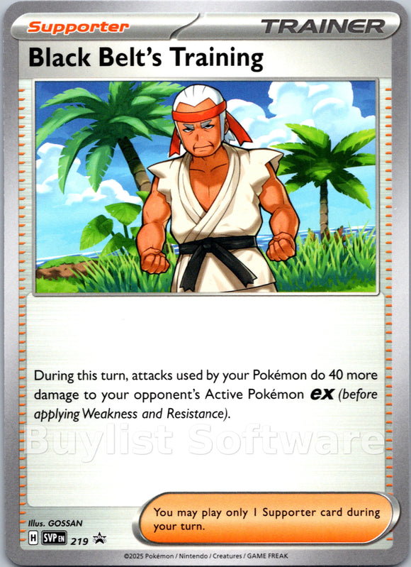 Black Belt's Training