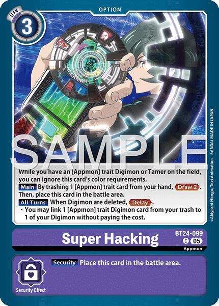 Super Hacking [BT24-099 C] [Time Stranger]