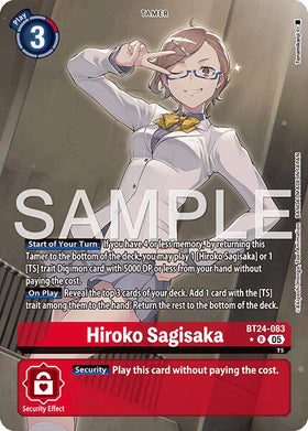 Hiroko Sagisaka (Alternate Art) [BT24-083 R] [Time Stranger] Foil