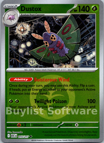 Dustox (Energy Symbol Pattern)