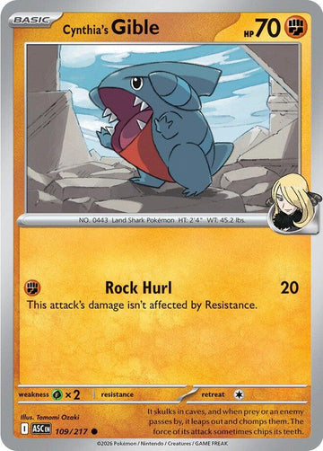 Cynthia's Gible