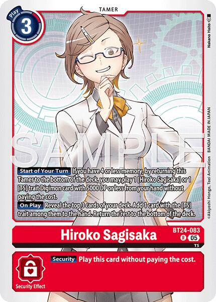 Hiroko Sagisaka (SP) [BT24-083] [Time Stranger] Foil