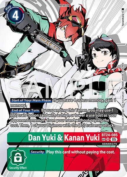 Dan Yuki & Kanan Yuki (SP) [BT24-085 SR] [Time Stranger] Foil