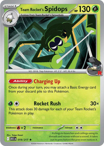 Team Rocket's Spidops [019/217] [Ascended Heroes] Holofoil