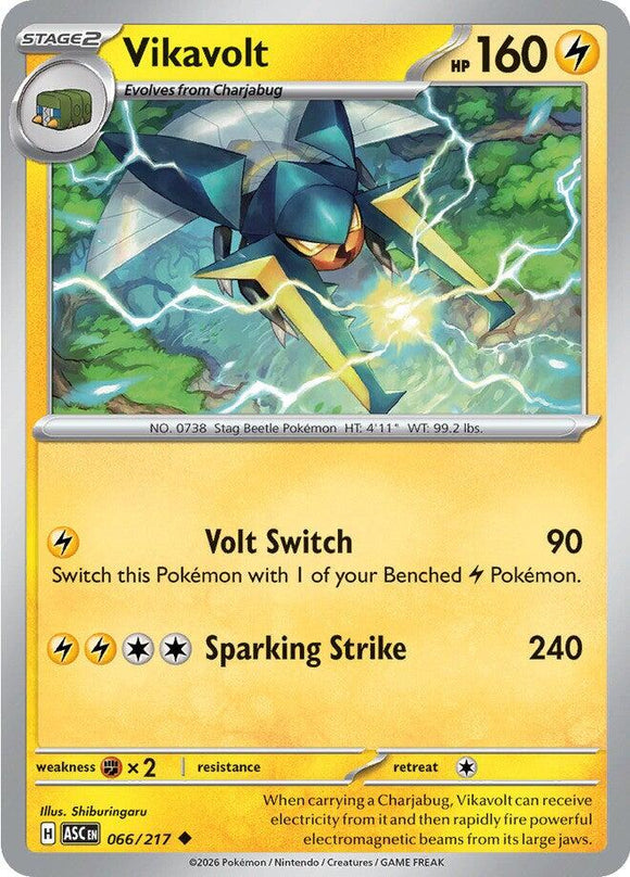 Vikavolt - 066/217 [066/217] [Ascended Heroes] Reverse Holofoil