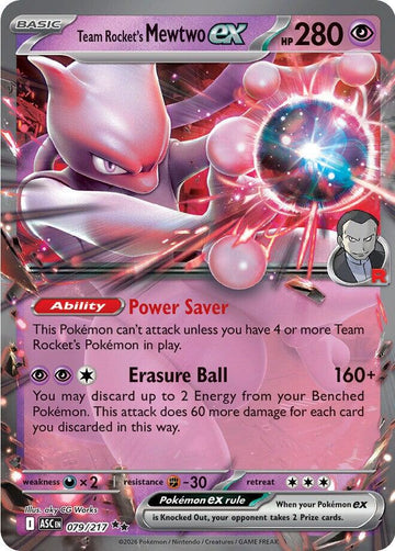 Team Rocket's Mewtwo ex [079/217] [Ascended Heroes] Holofoil
