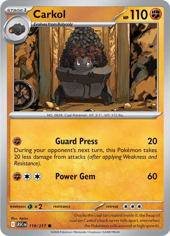 Carkol [119/217] [Ascended Heroes] Reverse Holofoil