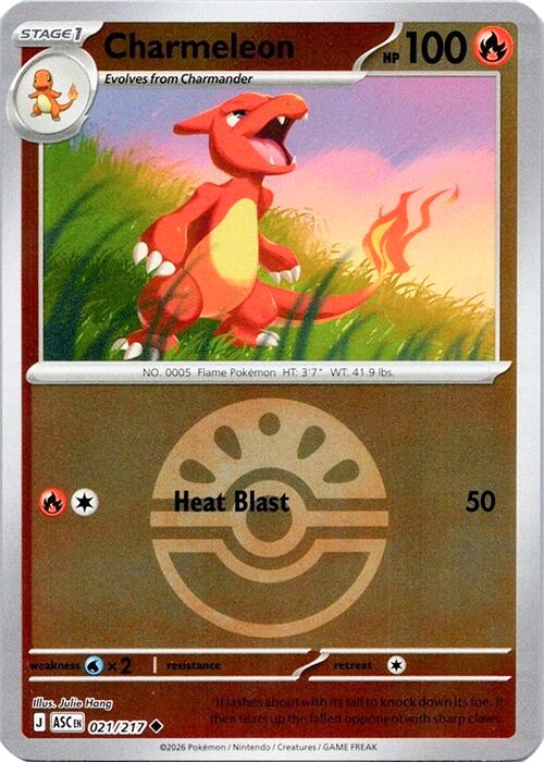 Charmeleon (Quick Ball) [021/217] [Ascended Heroes] Reverse Holofoil