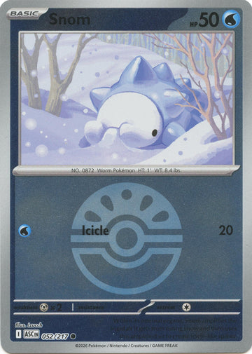 Snom (Friend Ball) [052/217] [Ascended Heroes] Reverse Holofoil