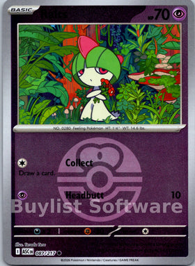 Ralts (Love Ball) [087/217] [Ascended Heroes] Reverse Holofoil