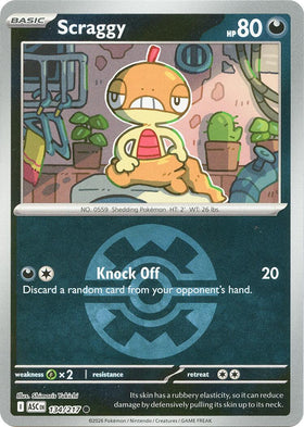 Scraggy (Quick Ball) [134/217] [Ascended Heroes] Reverse Holofoil