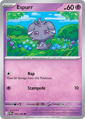 Espurr [033/088] [Perfect Order] Reverse Holofoil