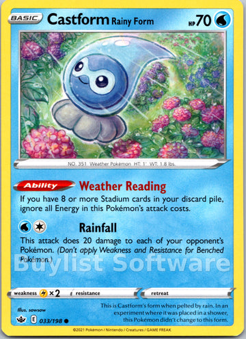 Castform Rainy Form