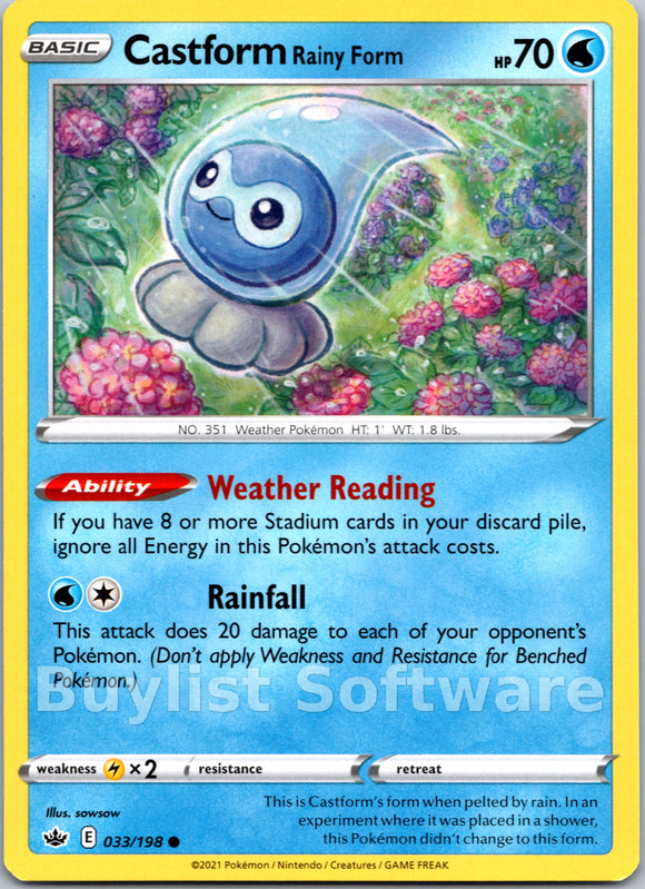 Castform Rainy Form