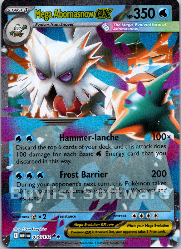 Mega Abomasnow ex