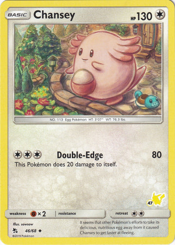 Chansey (#47 Pikachu Stamped)