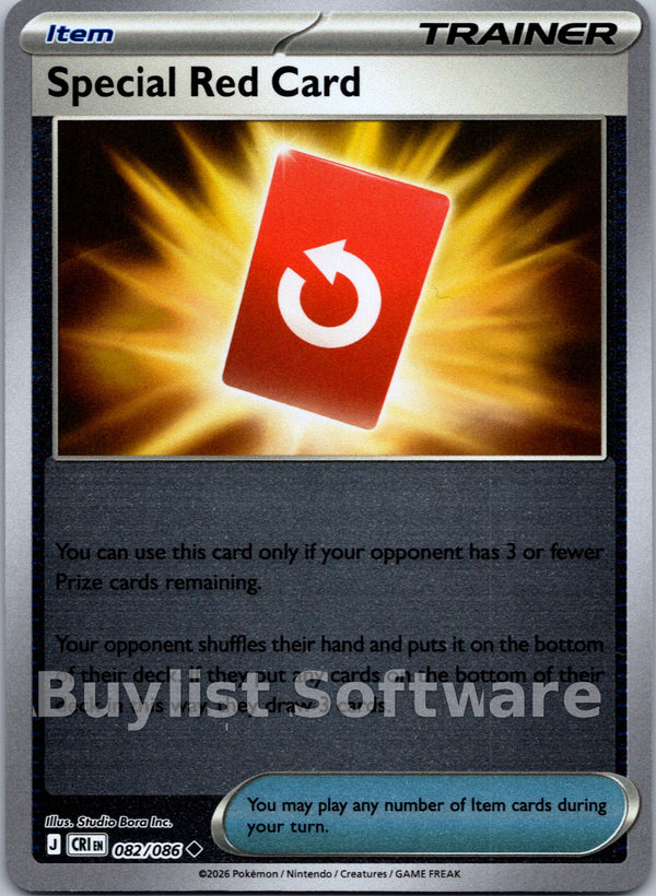 Special Red Card