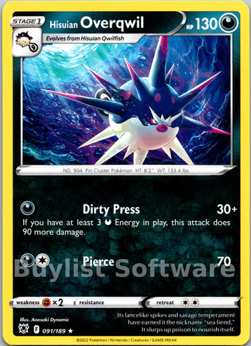 Hisuian Overqwil