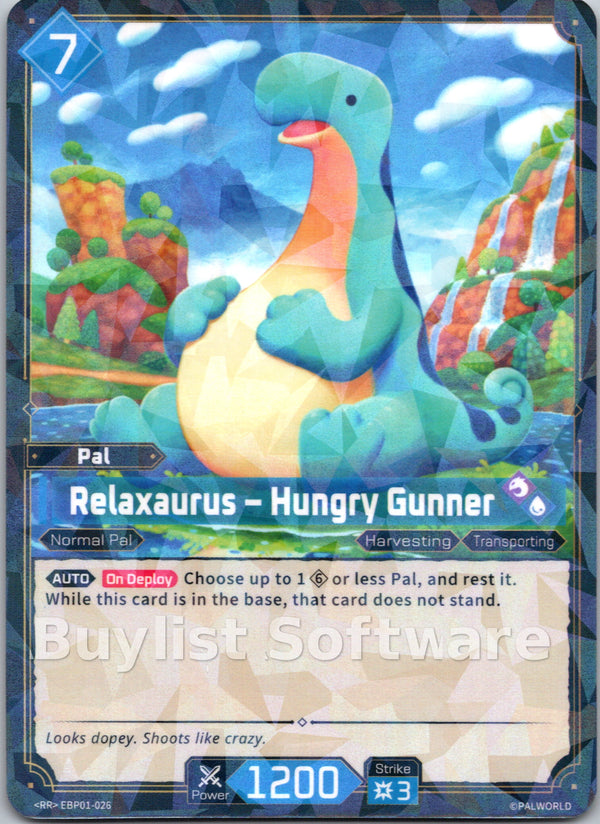Relaxaurus – Hungry Gunner
