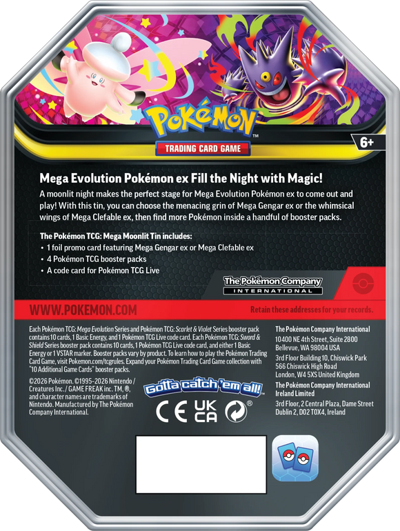 Mega Moonlit Tin [Mega Gengar ex]