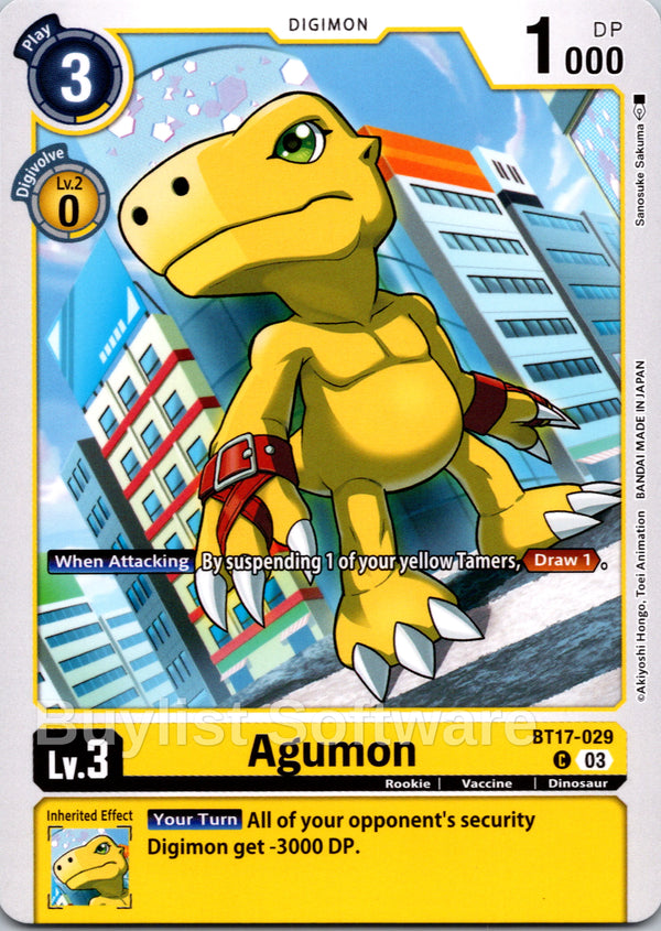 Agumon [BT17-029] [Secret Crisis]