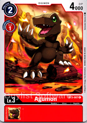 Agumon - BT3-007 [BT3-007] [Release Special Booster 1.5]
