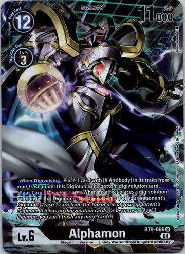 Alphamon (Alternate Art) [BT9-066 R] [X Record] Foil