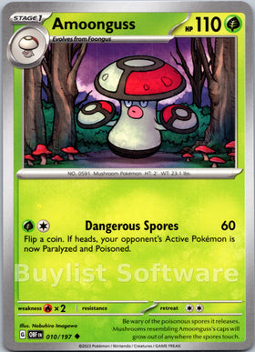 Amoonguss [010/197] [Obsidian Flames]