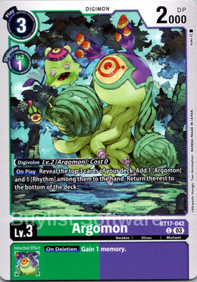 Argomon [BT17-042] [Secret Crisis]