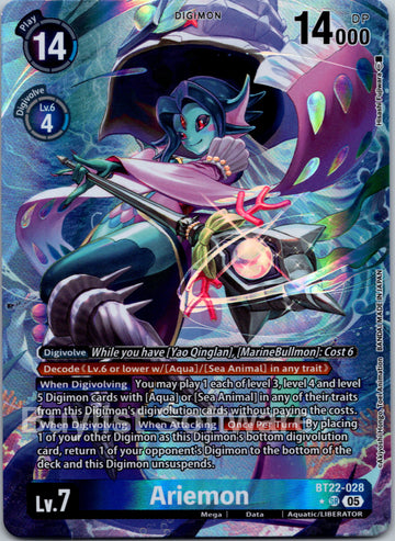 Ariemon (Alternate Art) [BT22-028] [Cyber Eden] Foil